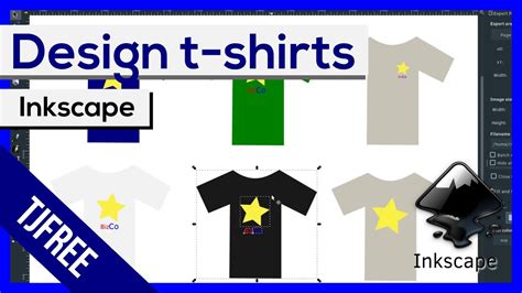 Inkscape - Design t-shirts, jackets, and other clothing - YouTube