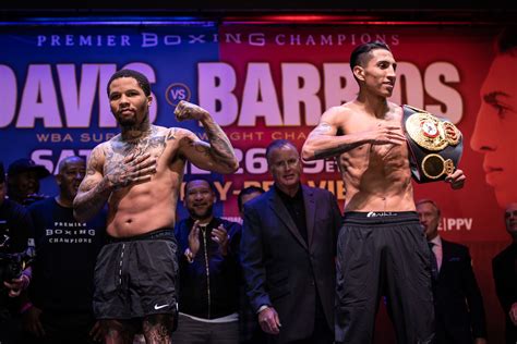 Photos: Gervonta Davis vs. Mario Barrios weigh-in