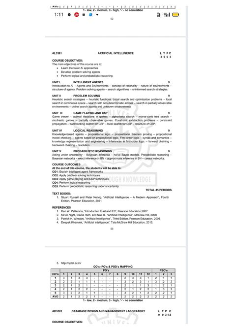 AI-syllabus - Summary - Computer Science - Studocu