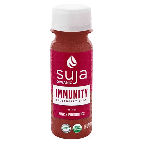 Suja Organic Immunity Elderberry Cold-Pressed Juice Shot - Shop Juice ...