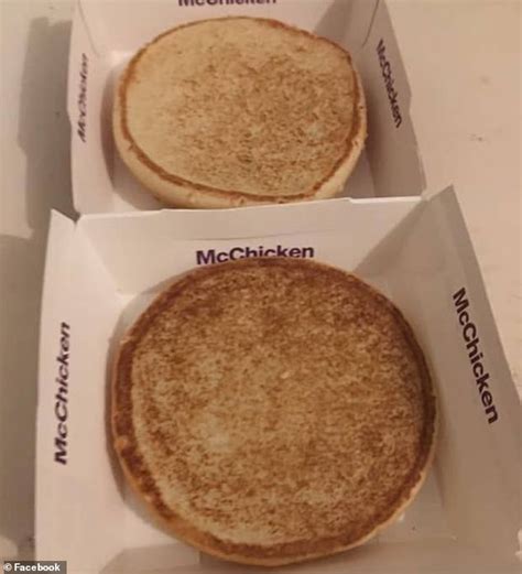 Furious McDonald's customer orders a McChicken burger only for it to ...