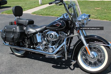 2010 Harley Davidson Heritage Classic Softail Flstc Vivid Black