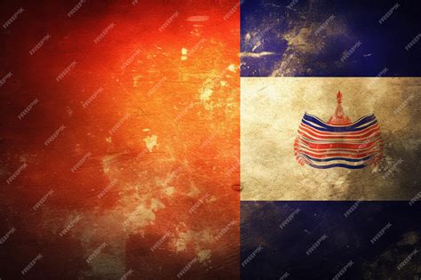 Premium AI Image | Flag wallpaper of Thailand