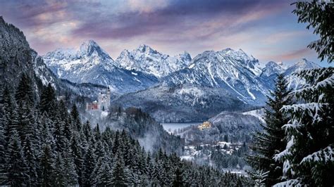 Neuschwanstein and Hohenschwangau Castles, Bavarian Alps, Germany - Bing Gallery