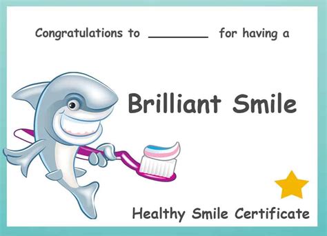 healthy smile certificate | Mouthpower.org