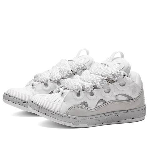 Lanvin Curb Sneaker Grey/White | END.