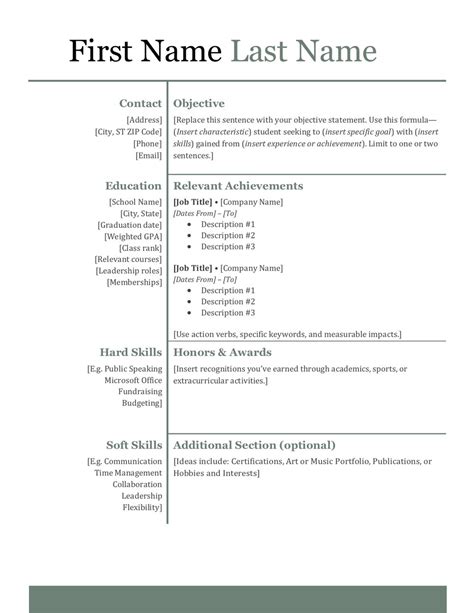 How to Write an Impressive High School Resume — Shemmassian Academic ...