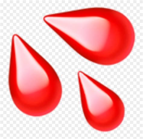 Download Water Emoji Red Blood Drip Drop Bloody Clipart (#3135007) - PinClipart