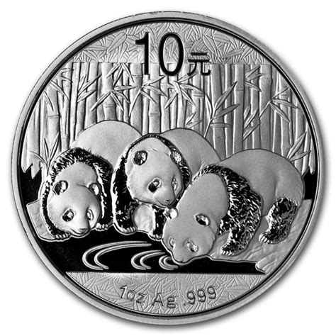 2013 1 oz ¥10 CNY Chinese Silver Panda Coin BU (In Capsule) | European Mint