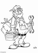 Plumber Coloring Pages  Learny Kids sketch template
