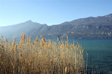 Bourget lake and mountains stock image. Image of chindrieux - 112995083