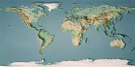 topographic world map 3d model uk - Google Search | World map printable, Map, World political map