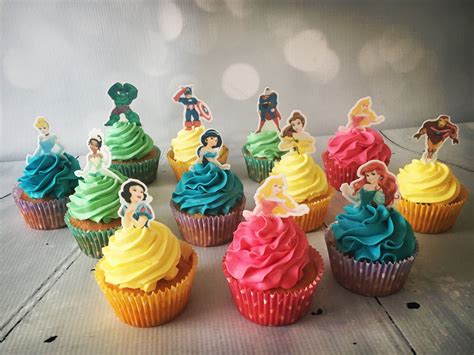 Disney Princess Cupcakes | Cupcakes princesas, Cupcakes, Princesas