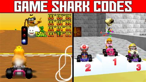 (Mario Kart 64) Select Any Item & Easy Win - GameShark Codes - YouTube