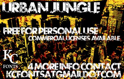 Urban Jungle Font | dafont.com