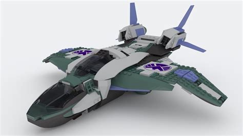 lego quinjet 3d model