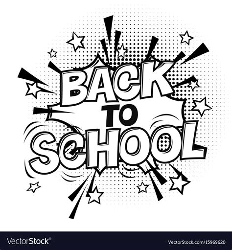 Welcome Back To School Clipart Black And White