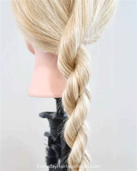 Rope Braid For Complete Beginners! EASY 3 MINUTE BRAID - Everyday Hair ...