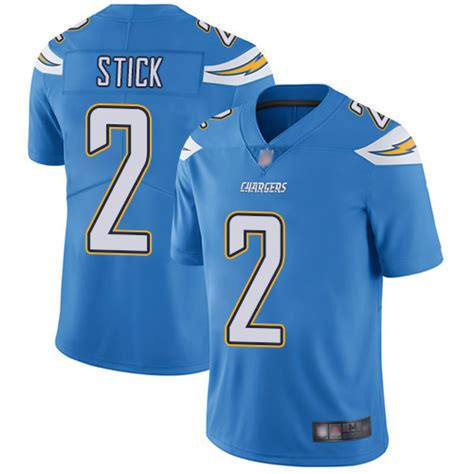 Chargers #2 Easton Stick Electric Blue Alternate Men's Stitched ...