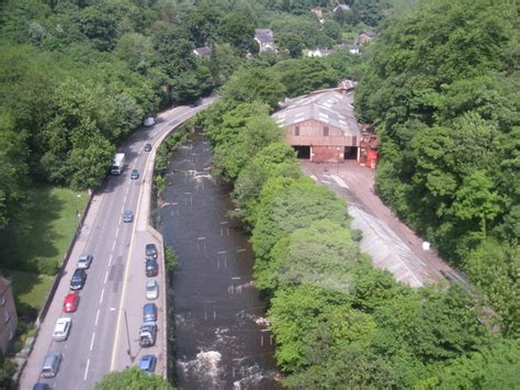 File:Matlock Bath - A6 and River Derwent view from Cable Car.jpg - Roader's Digest: The SABRE Wiki