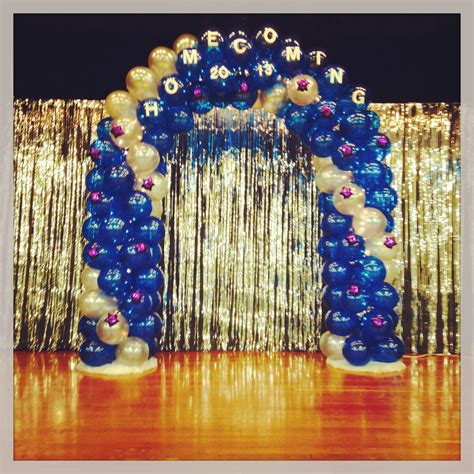 Homecoming arch. | Prom decor, Balloons, Homecoming