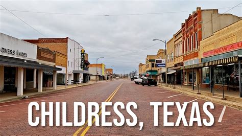 Childress, Texas! Drive with me through a Texas town! - YouTube