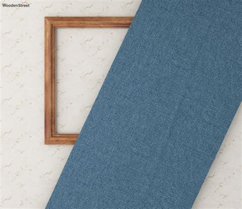 Buy Steel Blue Plain 100% Cotton Fabric at 30% OFF Online | Wooden Street