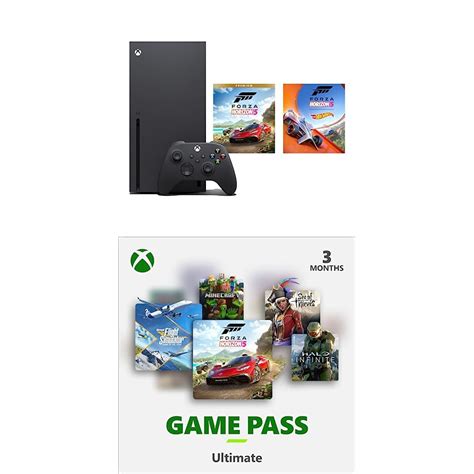 Amazon.com: Xbox Series X with Forza Horizon 5 & Game Pass Ultimate: 3 ...