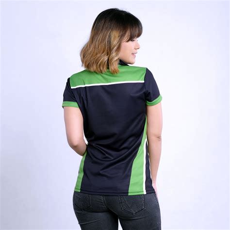 Customized Womens Polo Shirts Corporate Uniform Collared Shirt Printing