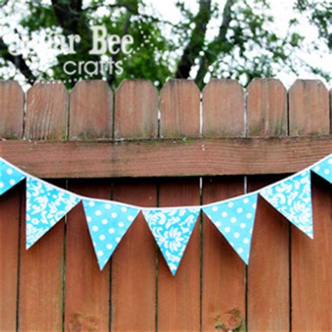 Fabric Pennant Banner | AllFreeSewing.com