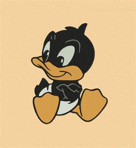 Baby Daffy Duck Looney Tunes Embroidery Design 10 File Formats | Etsy