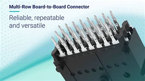 Interplex Releases Multi-Row Board-to-Board Connectors