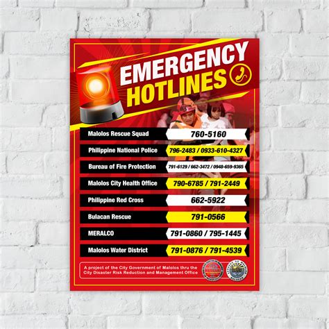 Emergency Hotlines Poster Design – Felias Designs – Affordable ...