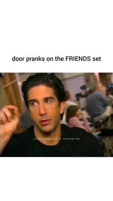 Joey Tribbiani on Instagram: "Door pranks and bloopers on the FRIENDS ...