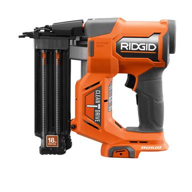 18V Brushless Brad Nailer | RIDGID Tools