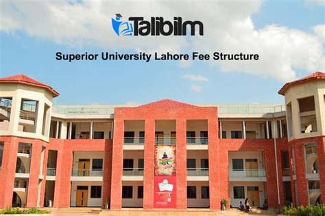 Superior university Lahore fee structure - Talbilm.pk