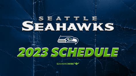 Seattle Seahawks: Full 2023 schedule revealed