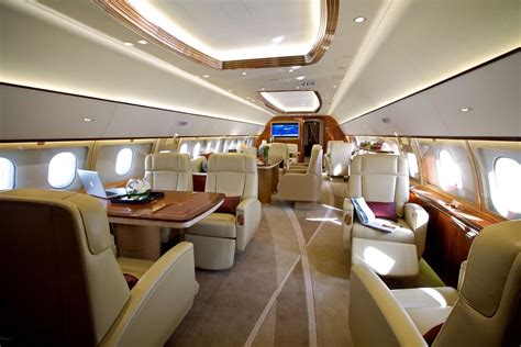 Airbus Corporate Jets (ACJ): ACJ319 on display at the Dubai show: 19 passengers in enviable ...