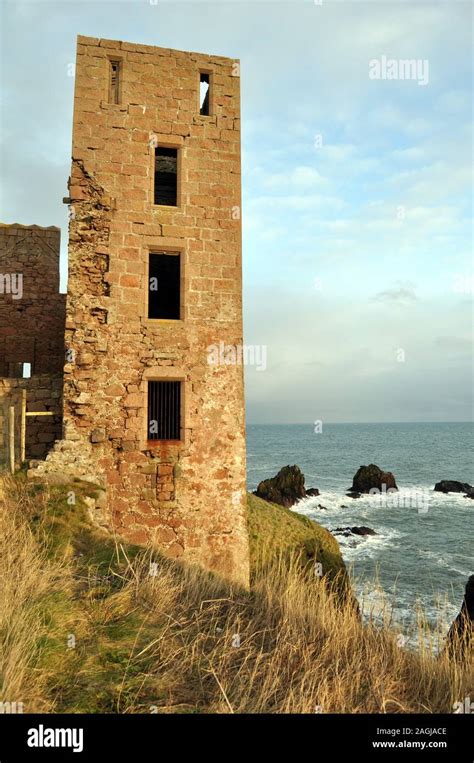 New Slains Castle, Cruden Bay, Aberdeenshire Stock Photo - Alamy