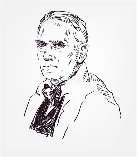 Alexander Fleming Vector Sketch Illustration Portrait Editorial ...