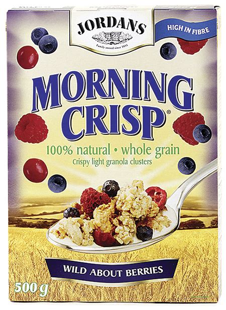 Jordans Morning Crisp Cereal Berries Granola Clusters Nothing Artificial 4 boxes - Breakfast ...