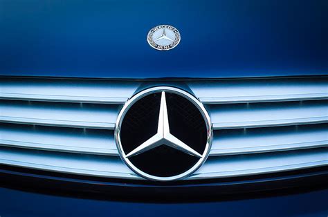 2003 Cl Mercedes Hood Ornament And Emblem Photograph by Jill Reger