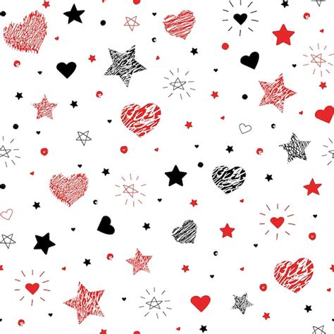 Vectores e ilustraciones de Corazones estrellas blancas para descargar ...