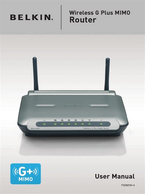 Belkin Router Manual PDF | PDF | Ip Address | Wireless Access Point