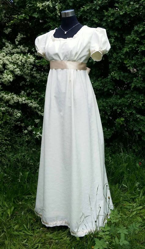 Jane Austen Festival Dress Miss Bennett Regency Gown Cream | Etsy