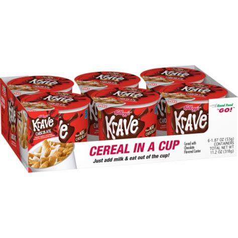 Krave Cereal In A Cup, 1.87 Ounce -- 60 per case., 10-6-1.87 OUNCE - Fred Meyer