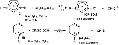 Molecules | Free Full-Text | A Convenient Synthesis of Triflate Anion ...