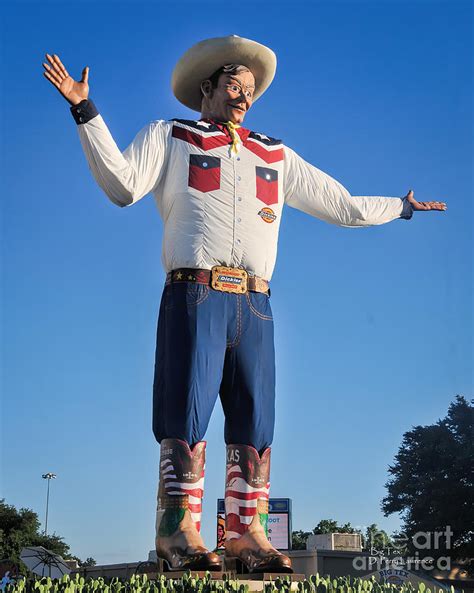 Giant Cowboy Big Tex State Fair of Texas Photograph by David Perry Lawrence