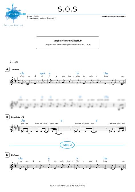 Partition Piano Love Story Indila Partitions Noviscore | Images and Photos finder