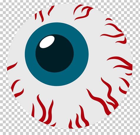 Cartoon Red Bloodshot Eyes